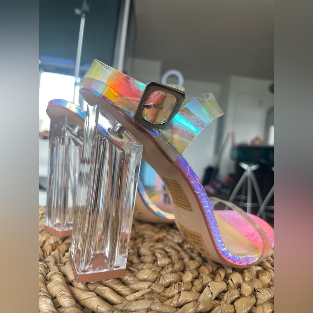 Cape Robbin Iridescent Strap Heels - Picture 10 of 16